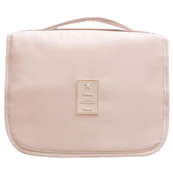 Shoreew Wash Bag Large Capacity Toiletry Bag Hook Design Makeup Bag Portable Cosmetic Storage Pouch for Travel Home