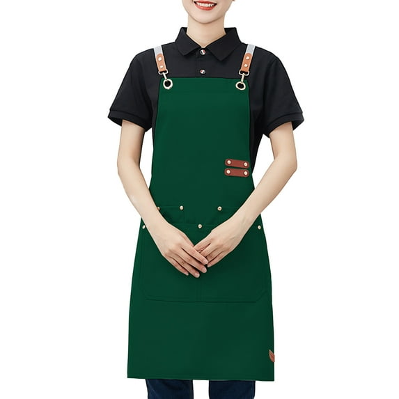 Shoreew Waterproof Apron for Men Women Anti-grease Stainproof Cooking Apron for Chef Cafe Shop Waiter Barbecue Kitchen Accessories