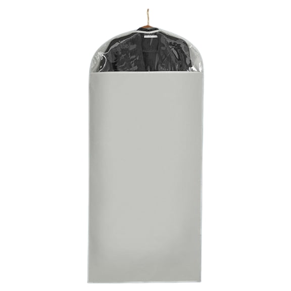 Shoreew Waterproof Oxford Cloth Dust Cover for Clothes Transparent Visual Dust-proof Protective Cover for Suit Sweater Jacket Dress Pants Washable & Reusable Clothing Storage Bag Household Supplies