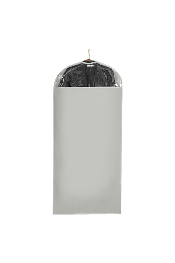 Waterproof Oxford Cloth Dust Cover for Clothes Transparent Visual Dust-proof Protective Cover for Suit Sweater Jacket Dress Pants Washable & Reusable Clothing Storage Bag Household Supplies