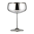 thumbnail image 1 of Shoreew Wine Glass Stainless Steel Wide-mouth Comfortable Grip Bend-resistant Durable Champagne Coupe Glasses, 1 of 7
