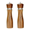 thumbnail image 1 of Shoreew Wood Salt And Pepper Shaker Adjustable Simple Operation Fragrant Spice Mill Nut Adjustable Grinder Birthday Gifts, 1 of 7