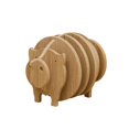 thumbnail image 1 of Shoreew Wooden Animal Insulation Pad Set Non-Slip Anti-Scalding Trivets for Hot Dishes 3D Animal Shape Heat Resistant Table Coasters for Pots Teapots Casseroles Kitchen Mats, 1 of 6