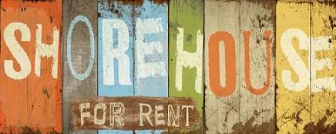 Shorehouse Canvas Art - Elizabeth Medley (24 x 48)