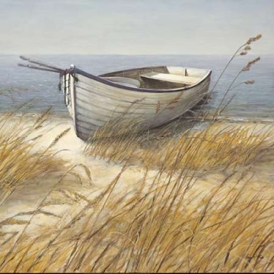 Shoreline Boat Canvas Art - Arnie Fisk (24 x 24)