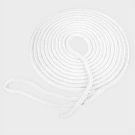 Shoreline Boat Dock Line SL53713 | 3/8 Inch Double Braid Nylon (20FT)