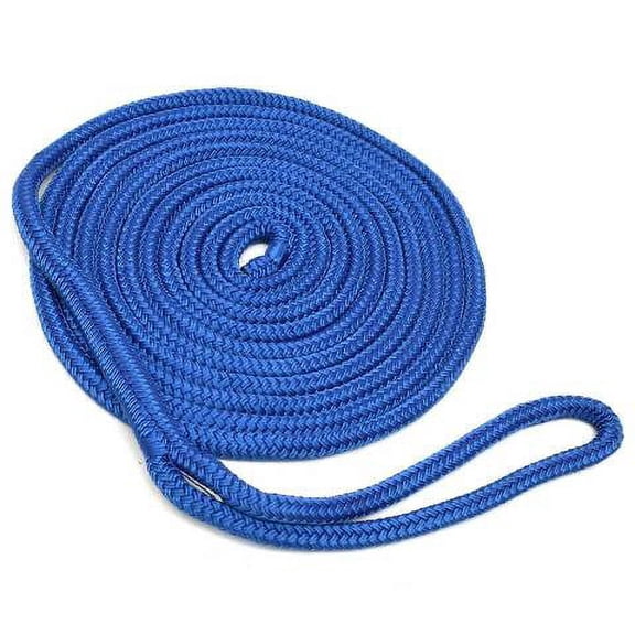 Shoreline Boat Dock Line SL75832 | 1/2 Inch Double Braid Nylon (20FT)