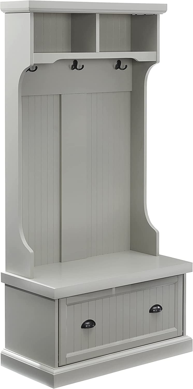 Shoreline Hall Tree, Gray