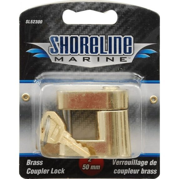 Shoreline Marine 2 Piece Stainless Steel Coupler Lock, Screw Type