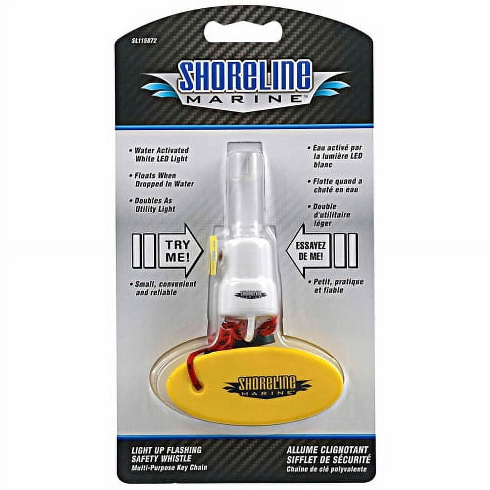 Shoreline Marine Flashing Safety Whistle