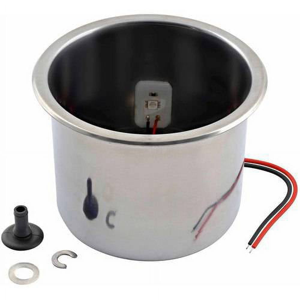 Shoreline Marine LED Cup Holder, Blue