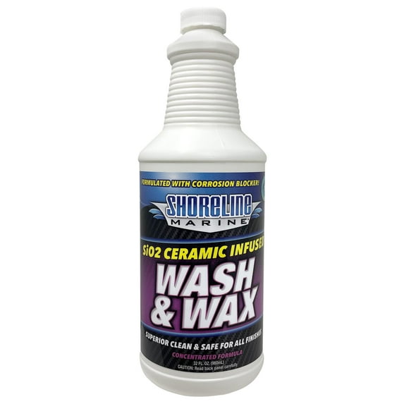 Shoreline Marine SLC10003 Shoreline Marine Wash and Wax, Spray Bottle