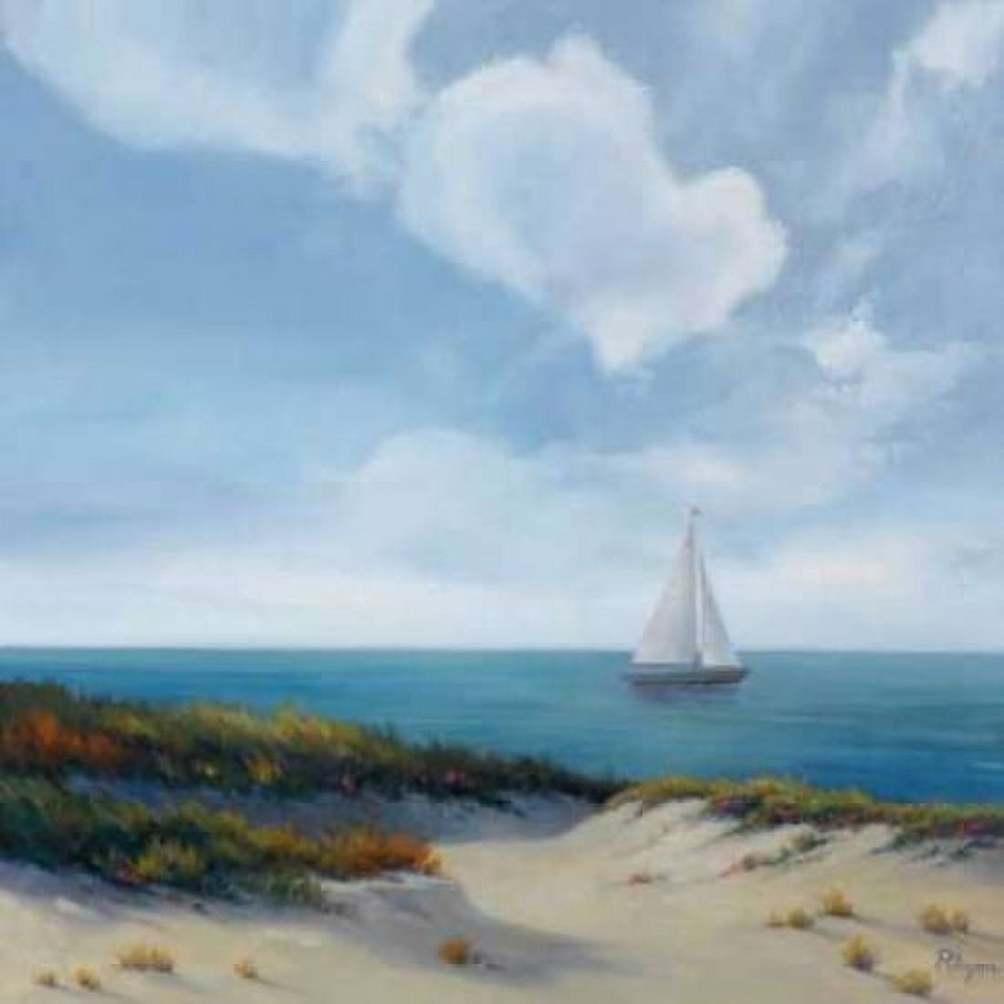 Shoreline Marshes II Canvas Art - Vivien Rhyan (24 x 24)