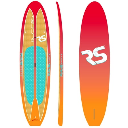 Rave Sports Shoreline Series SS116 Stand Up Paddle Board, Sunburst Orange