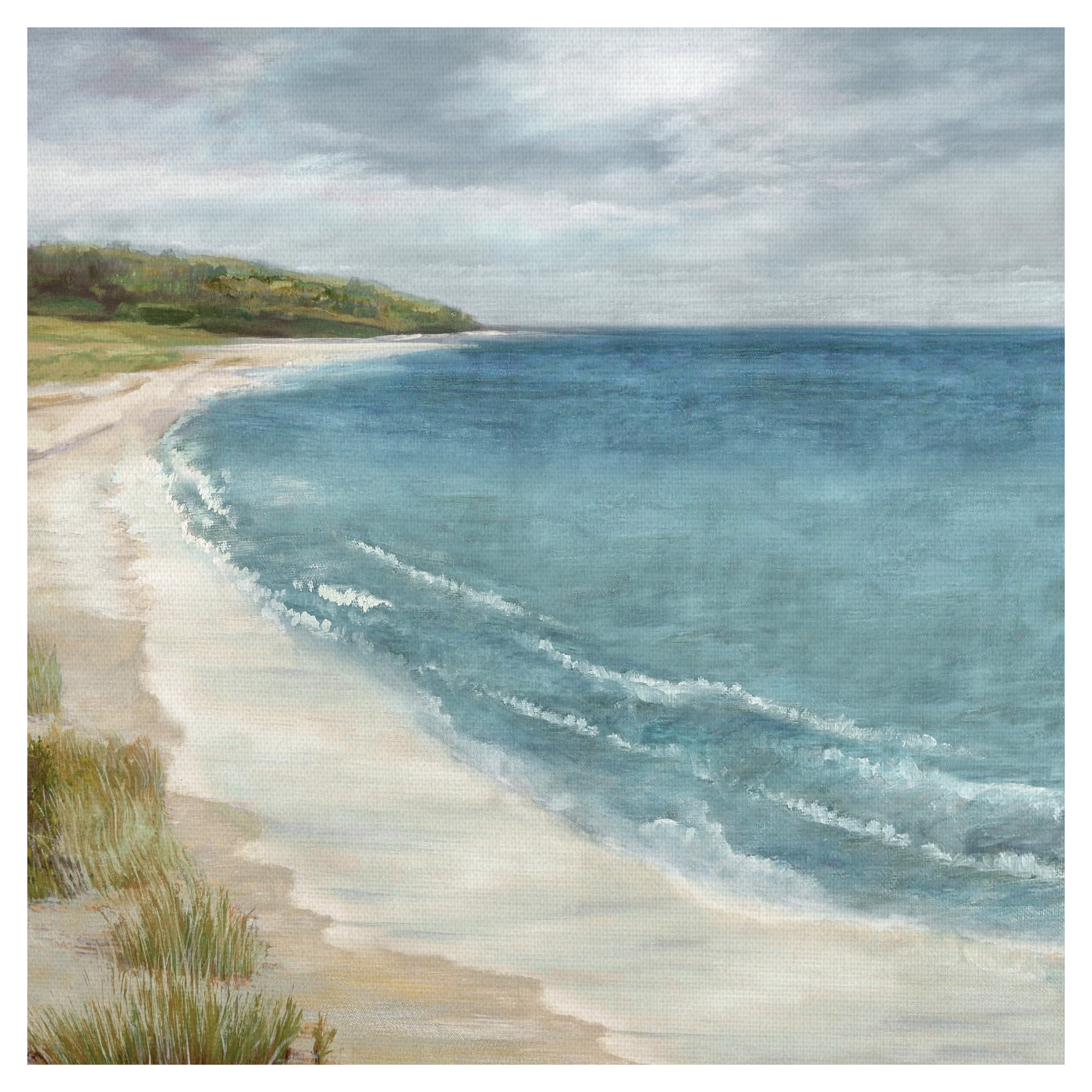 Shoreline Stroll by Paul Duncan Beach Coastal Canvas Art