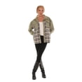 thumbnail image 1 of Shoreline's Denim Jacket with Plaid Inset, 1 of 4