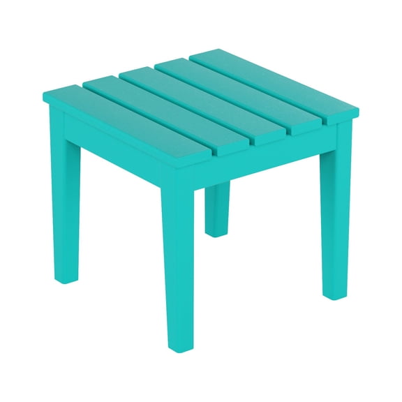 Shoreside Modern 18" Side Table,Turquoise