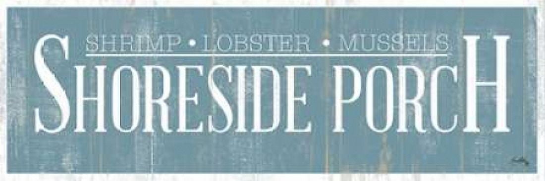 Shoreside Porch Canvas Art - Elizabeth Medley (8 x 24)