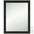 thumbnail image 1 of Design House Shorewood 24" x 30" Rectangular Wall Accent Mirror, Matte Black, 1 of 18