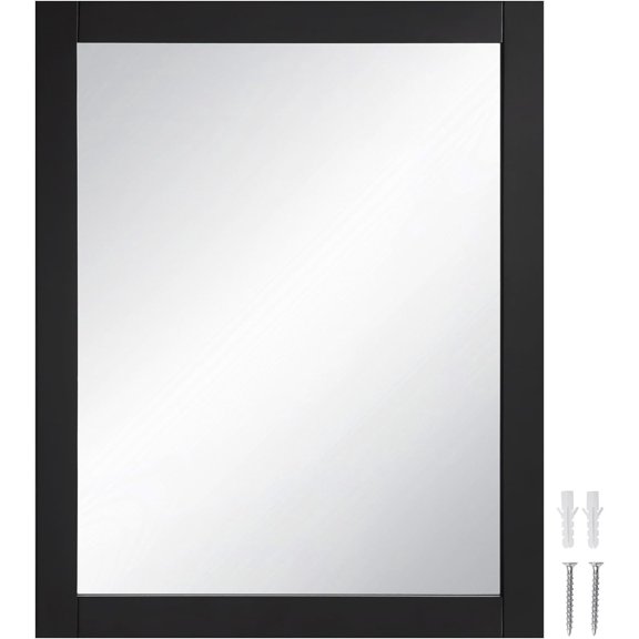 Shorewood Mirror, Espresso Wood Frame, Rectangle, 24 in x 0.75 in x 30 in, 547083-ESP