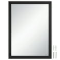 thumbnail image 1 of Design House Shorewood 30" x 40" Rectangular Wall Accent Mirror, Espresso, 1 of 17