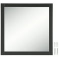 thumbnail image 1 of Design House Shorewood 30" x 30" Rectangular Wall Accent Mirror, Matte Black, 1 of 17