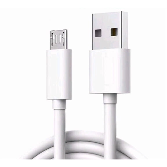 Short 1Ft Micro Usb Cable Fast Charge Power Cord Sync Wire White For Cell Phones