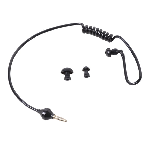 Short 38-50cm 3.5mm Air Spirals Tube In Ear Headphones Earphone for Audios Receivers Mobile Phones Radios Computers