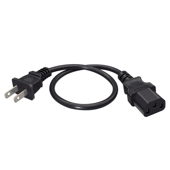 Short 40Cm NEMA1 15P To C13 Power Cord Copper Conductor Desktop C13 Power Link Suitable for Stable Powering Supply
