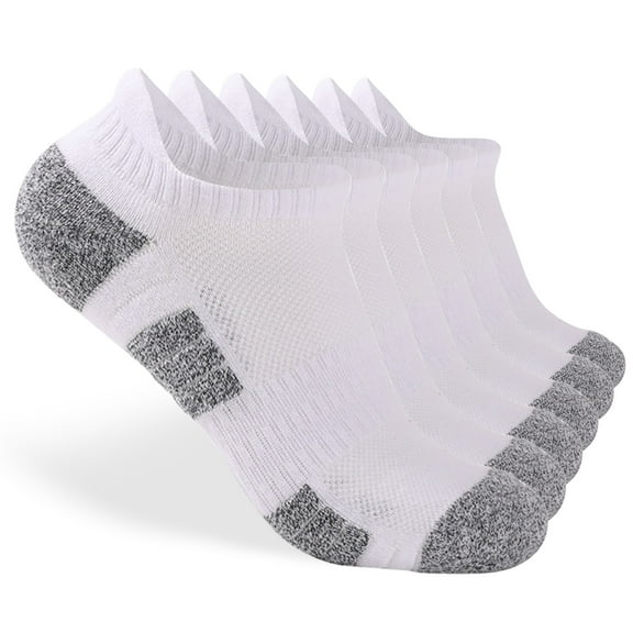Short 6 Pack Running Socks For Men Women Breathable Cushioned Athletic Ankle Socks Low Cut Socks Outdoor Sport Hiking Running