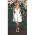 thumbnail image 1 of Women's May Queen Sorority Formal Dress Rush MQ1882 Short Outfit Ivory 16, 1 of 3