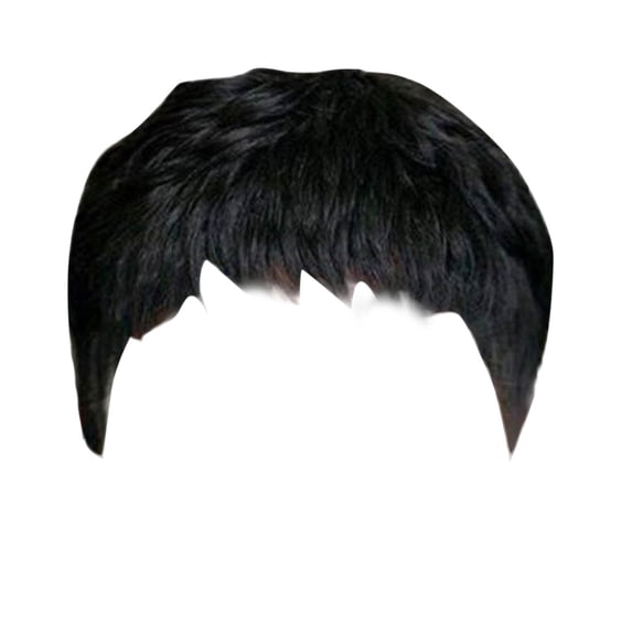 Short Black Wavy Human Hair Wig For Women Layered Bob Style Natural Heat Soft Comfortable Lightweight