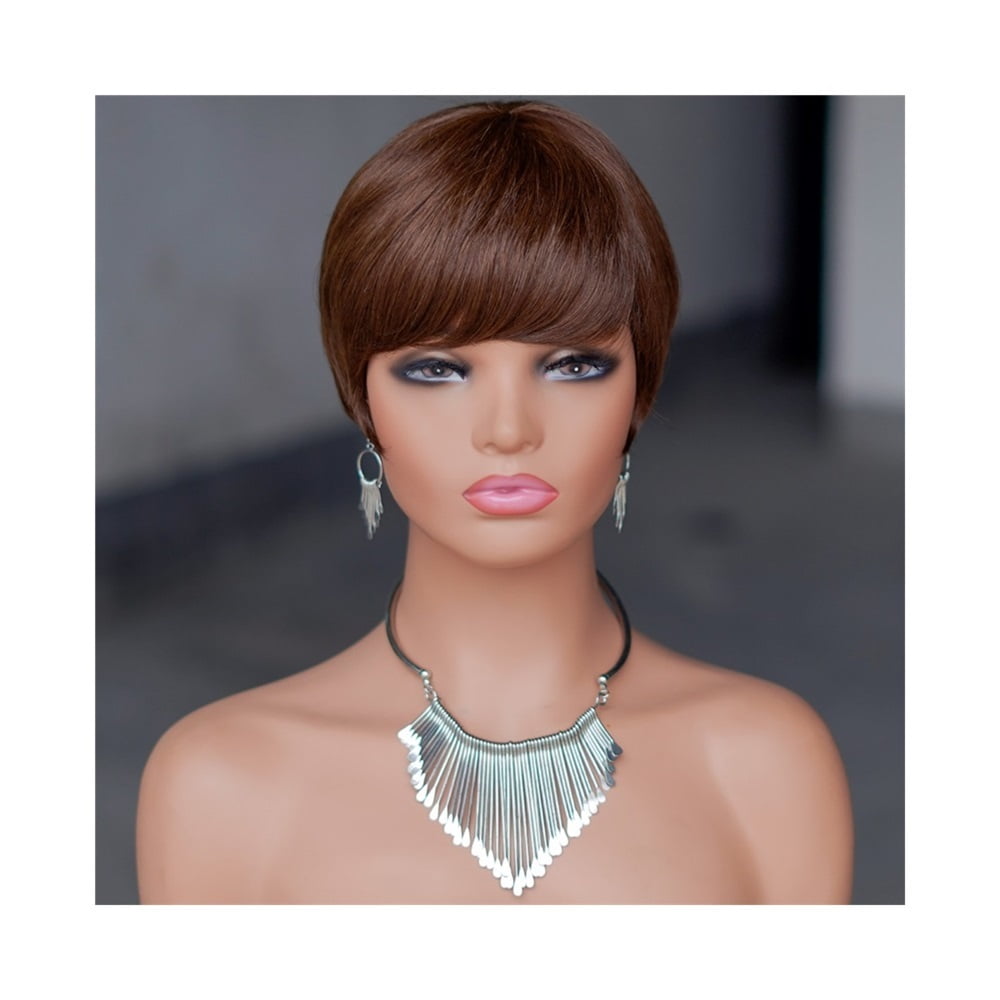 Short Black Wig Human Hair Wigs for Women Pixie Cut Wig Brazilian Human Hair Wig