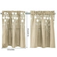 thumbnail image 1 of Short Blackout Curtains for Living Room Bedroom, 54 x 24 inches Window Treatment Small Panels Kitchen Cabinet Half-curtain Dustproof Cafe Drape (Beige), 1 of 6