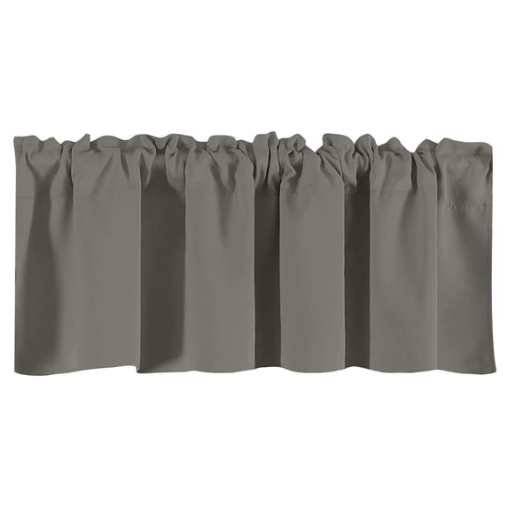 Short Blackout Curtains, Small Kitchen Curtain Tier Half Window Curtains for Bathroom Basement Cabinet Camper RV Bunk(XL,Gray)