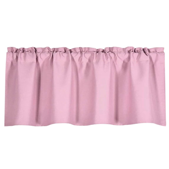 Short Blackout Curtains, Small Kitchen Curtain Tier Half Window Curtains for Bathroom Basement Cabinet Camper RV Bunk(XL,Pink)