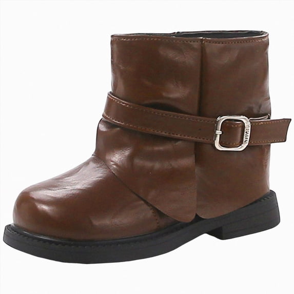 Short Boots for Girls Toddler Fall Winter Boots for Children Daily Outdoor Wear