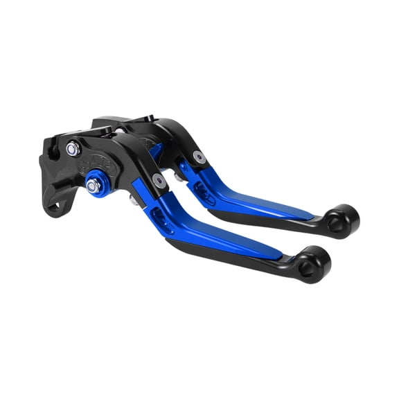 Short Brake Clutch Levers for Kawasaki Z750 2007-2012 6 Positon Adjustable Motorcycle Handlebar Brake Lever Aluminum Alloy Solid Blue 1 Pair