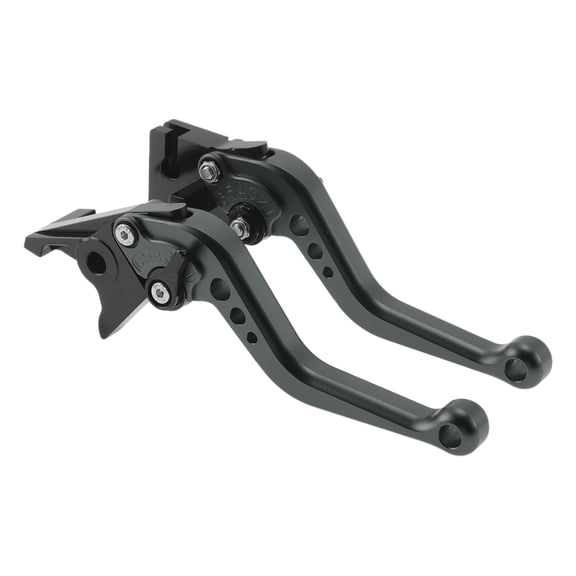 Short Brake Clutch Levers for Triumph Trident 660 2021-2024 6 Positon Adjustable Motorcycle Handlebar Brake Lever Aluminum Alloy Solid Gray 1 Pair