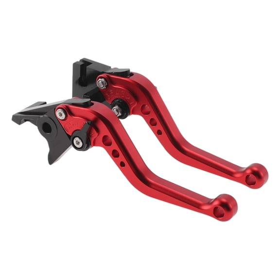 Short Brake Clutch Levers for Triumph Trident 660 2021-2024 6 Positon Adjustable Motorcycle Handlebar Brake Lever Aluminum Alloy Solid Red 1 Pair
