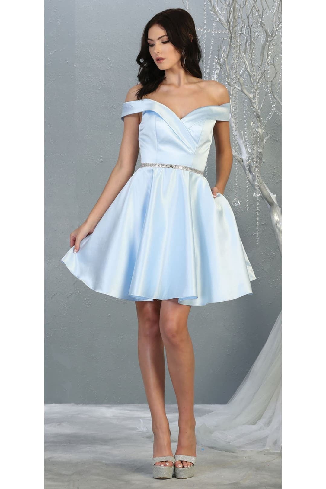 short dress pink Cute Satin Scoop Knee Length Prom Homecoming Dress, P Tatum Stretch Shimmer Sequins beach coverup SIZE:Custom Size(Add your sizes in the 