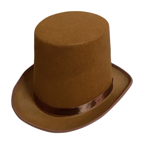 Short Brim Fedora Top Hat Western Cowboy Hat for Boy Men Adults Cap