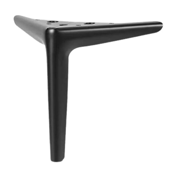 Short Cabinet Legs,Modern Metal Furniture Feet,Cabinet Feet,Modern Style Replacement Triangle Legs,Replacement Couch Feet,Couch Legs,Metal Furniture Legs,Furniture Table Legs,Black(1PCS,4.7 Inch)