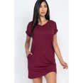 thumbnail image 1 of Short Cap Sleeve Pocket Mini T Shirt Dress, 1 of 11