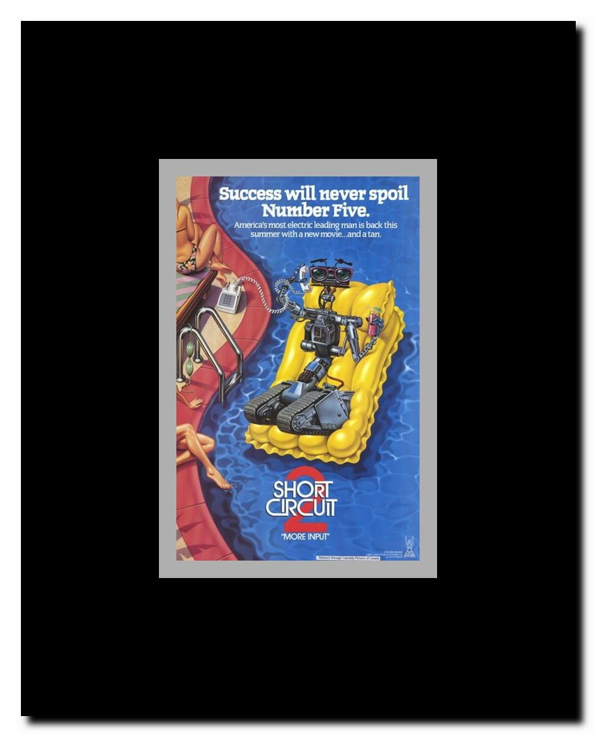 Short Circuit 2 Framed Movie Poster
