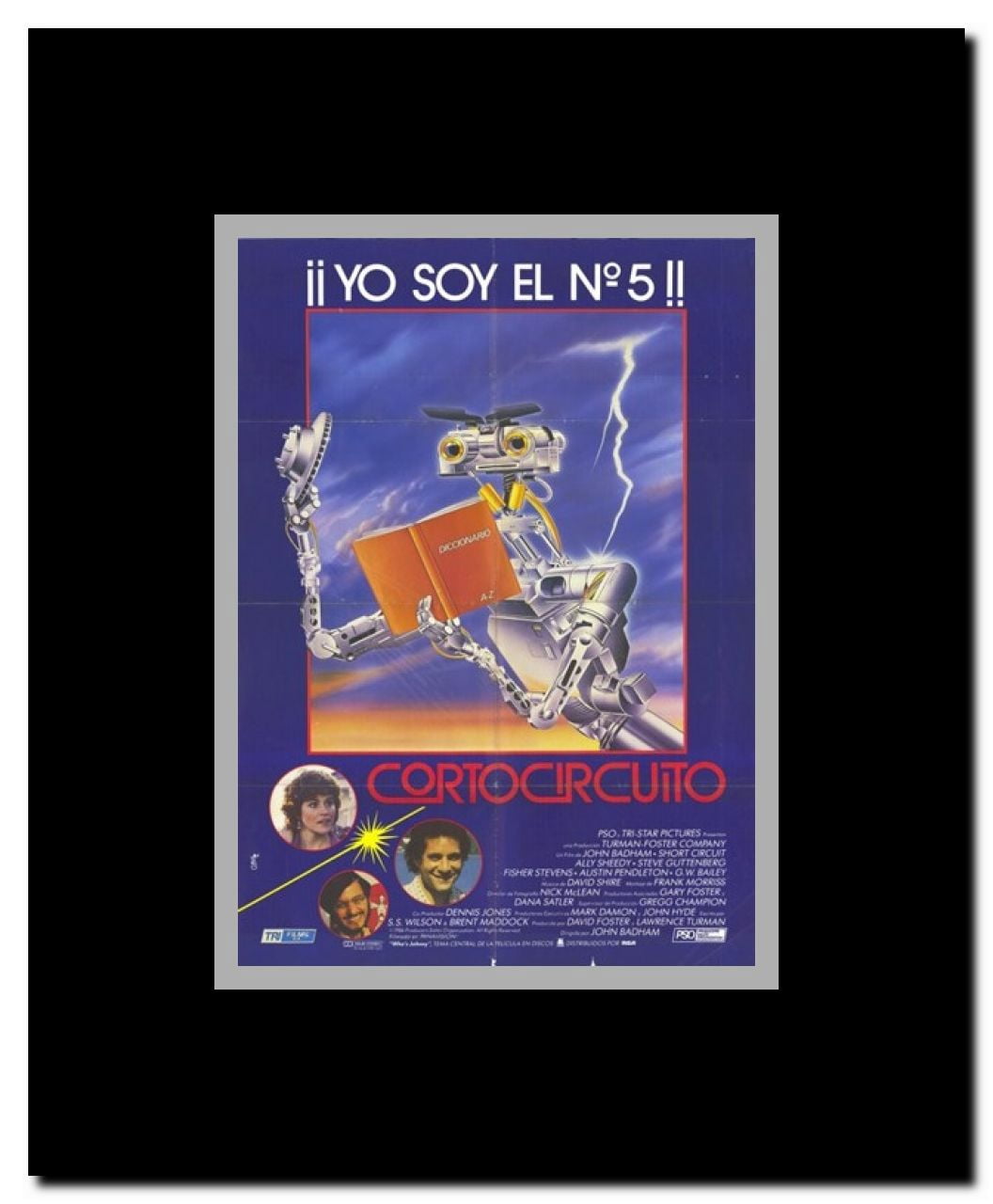 Short Circuit Framed Movie Poster