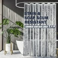 thumbnail image 1 of Asunby Clear Shower Curtain Liner,PEVA72*72, Plastic Bathroom Curtain Liners, Semi Transparent, Hotel Quality, Machine Washable with Magnets and Rustproof Grommets, 1 of 10