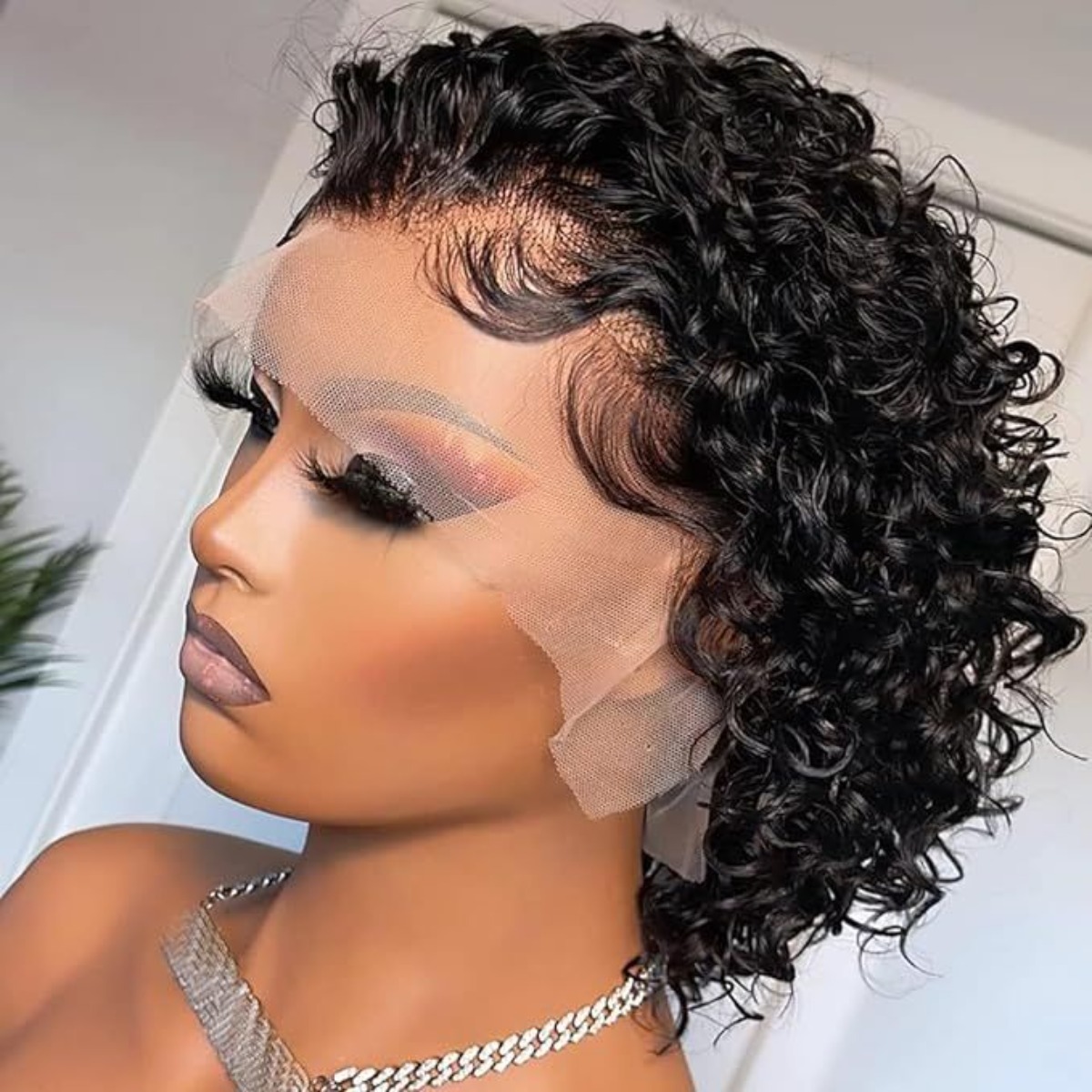 Short-Curly-Lace-Front-Wigs-  display picture 2