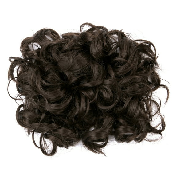 Short Curly Ponytail Bun Hair Extensions for Women Hair Strech Chignon Comb Clip