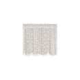 thumbnail image 1 of Short Curtains, Floral Embroidered Sheer Lace Short Curtain, White Lace Kitchen Curtain Valance, for Cafe Kitchen Doors And Windows, 1 of 6